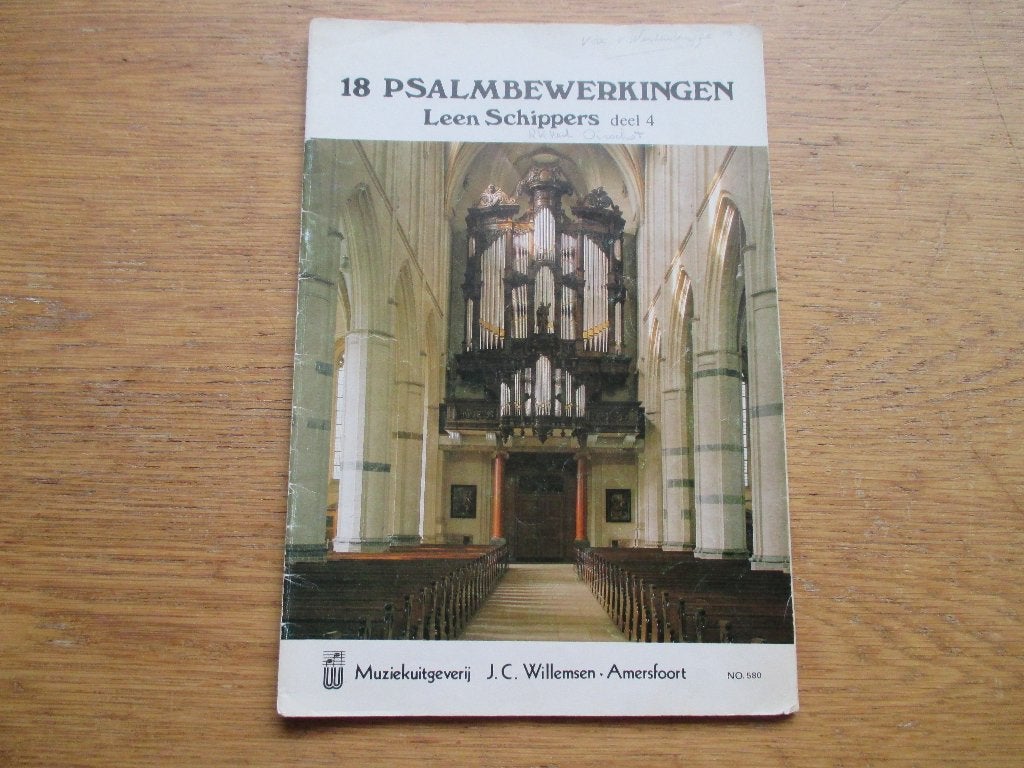 18 Psalm Bewerkingen - Leen Schippers deel 4 Orgelboek, Orgel, Gebruikt, Klassiek, Ophalen of Verzenden