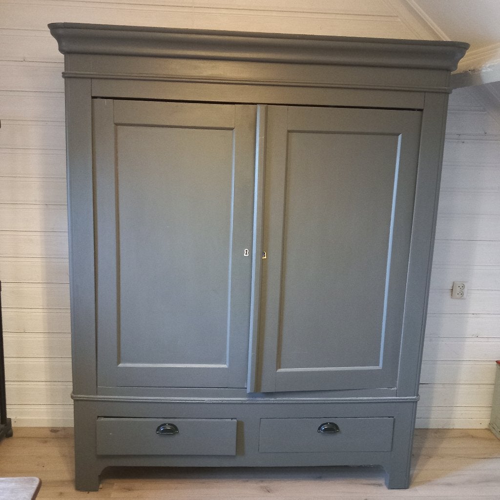 Kersenhouten kledingkast, Gebruikt, 100 tot 150 cm, Kersenhout, 150 tot 200 cm