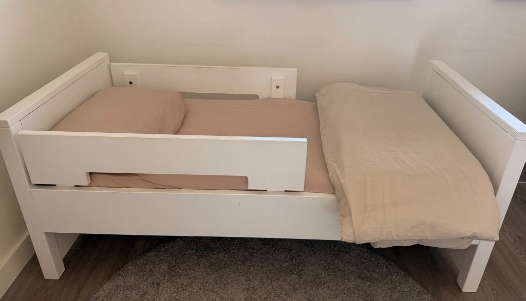 Bopita Jonne Peuterbed (70x140), Gebruikt, 70 tot 85 cm, 140 tot 160 cm, Ophalen