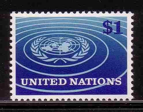 Verenigde Naties New York 1966 165 VN-embleem, Postfris, Ophalen of Verzenden, Postfris, Noord-Amerika