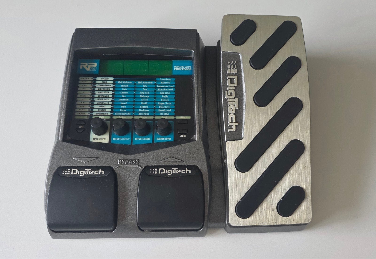 DigiTech RP250 gitaar effectenprocessor / pedaal, Ophalen of Verzenden, Gebruikt, Delay of Echo