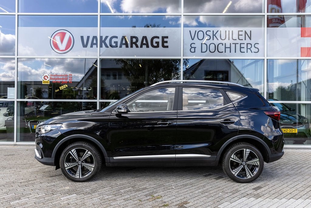 MG ZS EV Luxury 45 kWh Beige lederen interieur, Auto's, 12 maanden, Gebruikt, Beige, ZS