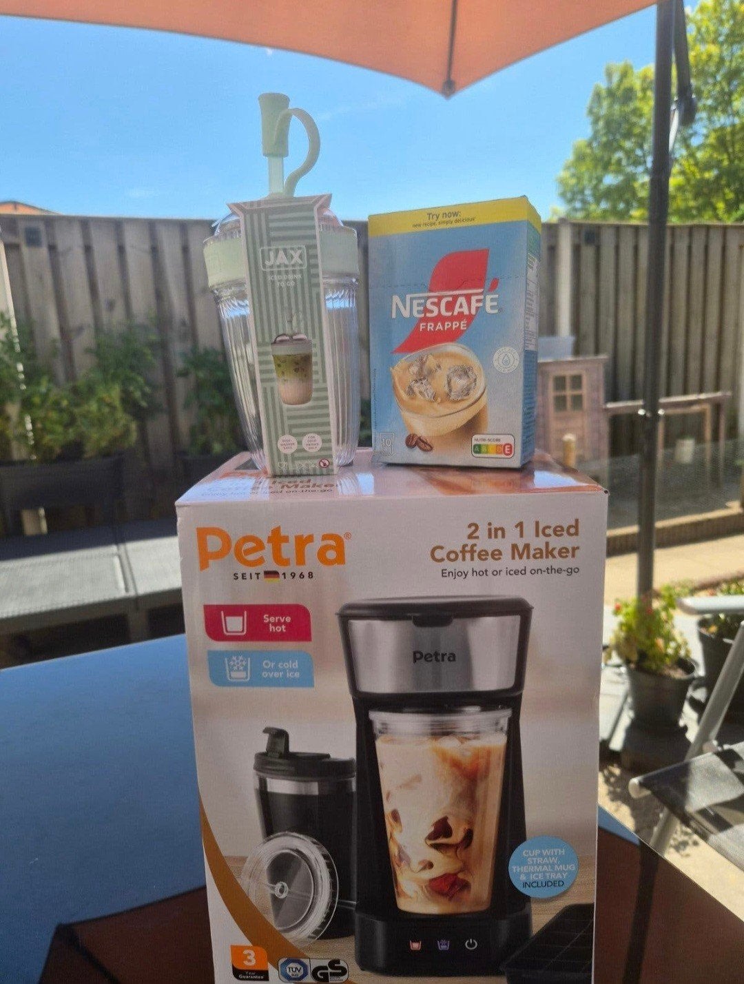Nieuwe Petra 2-in-1 IJskoffiemaker met beker en koffie, Ophalen of Verzenden