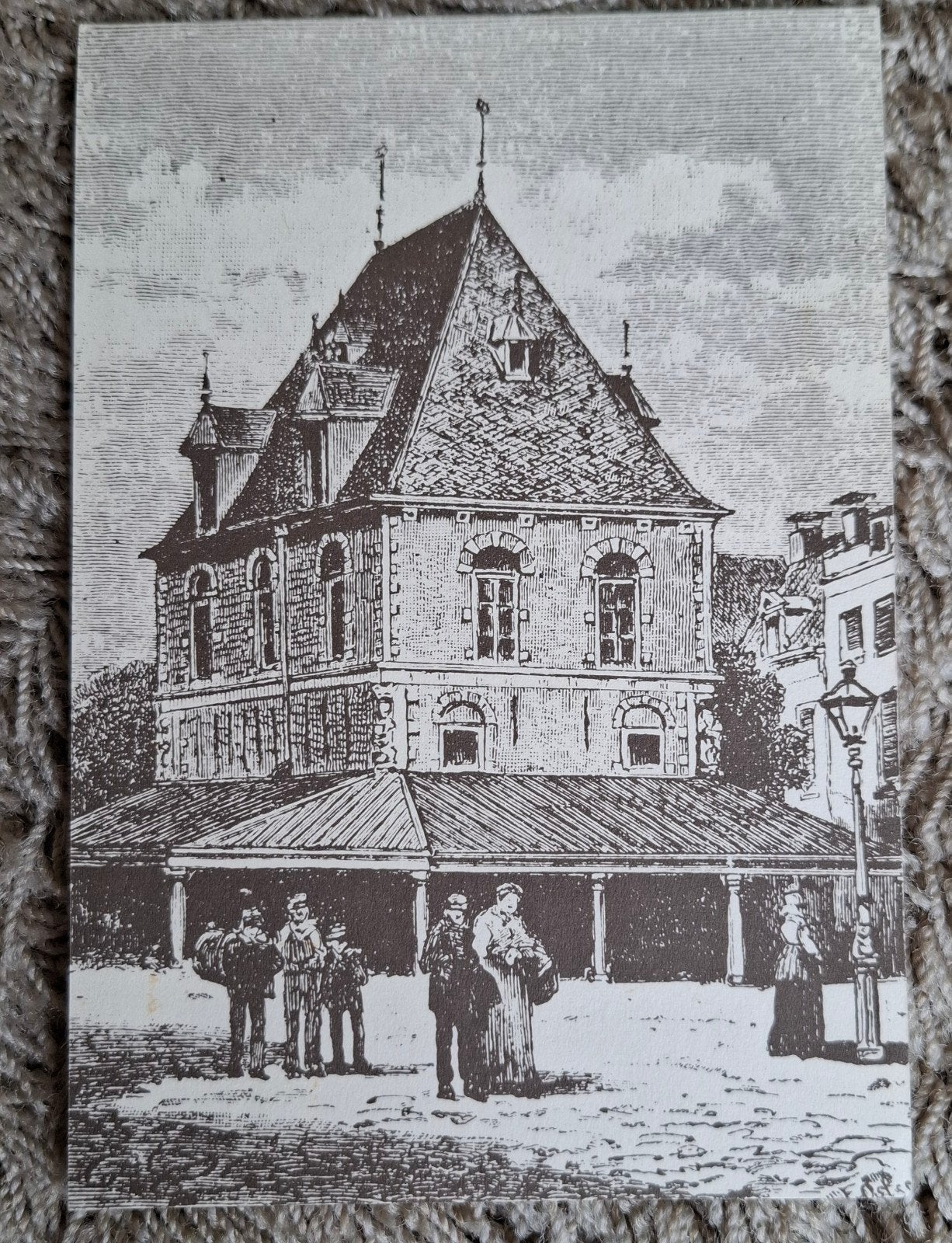 Ansichtkaart Herberg de Waag Leeuwarden (1973), Ophalen of Verzenden, 1960 tot 1980, Gelopen, Friesland