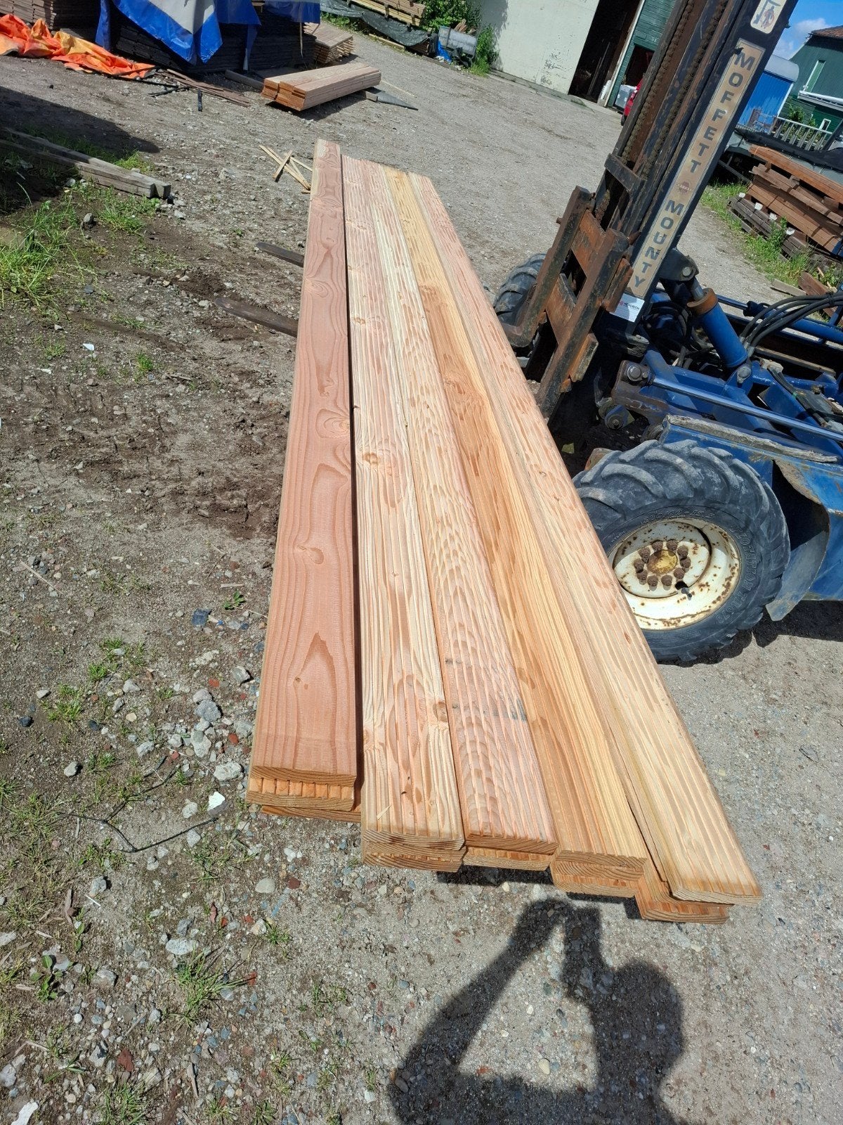 Partij 17 st douglas vlonderplanken 5 m bezorgen mogelijk, Tuin en Terras, Ophalen, Nieuw, 250 cm of meer, Planken