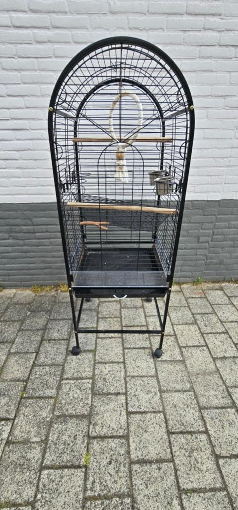 Papagaaien kooi, Dieren en Toebehoren, Ophalen, Zo goed als nieuw, Metaal, Vogelkooi