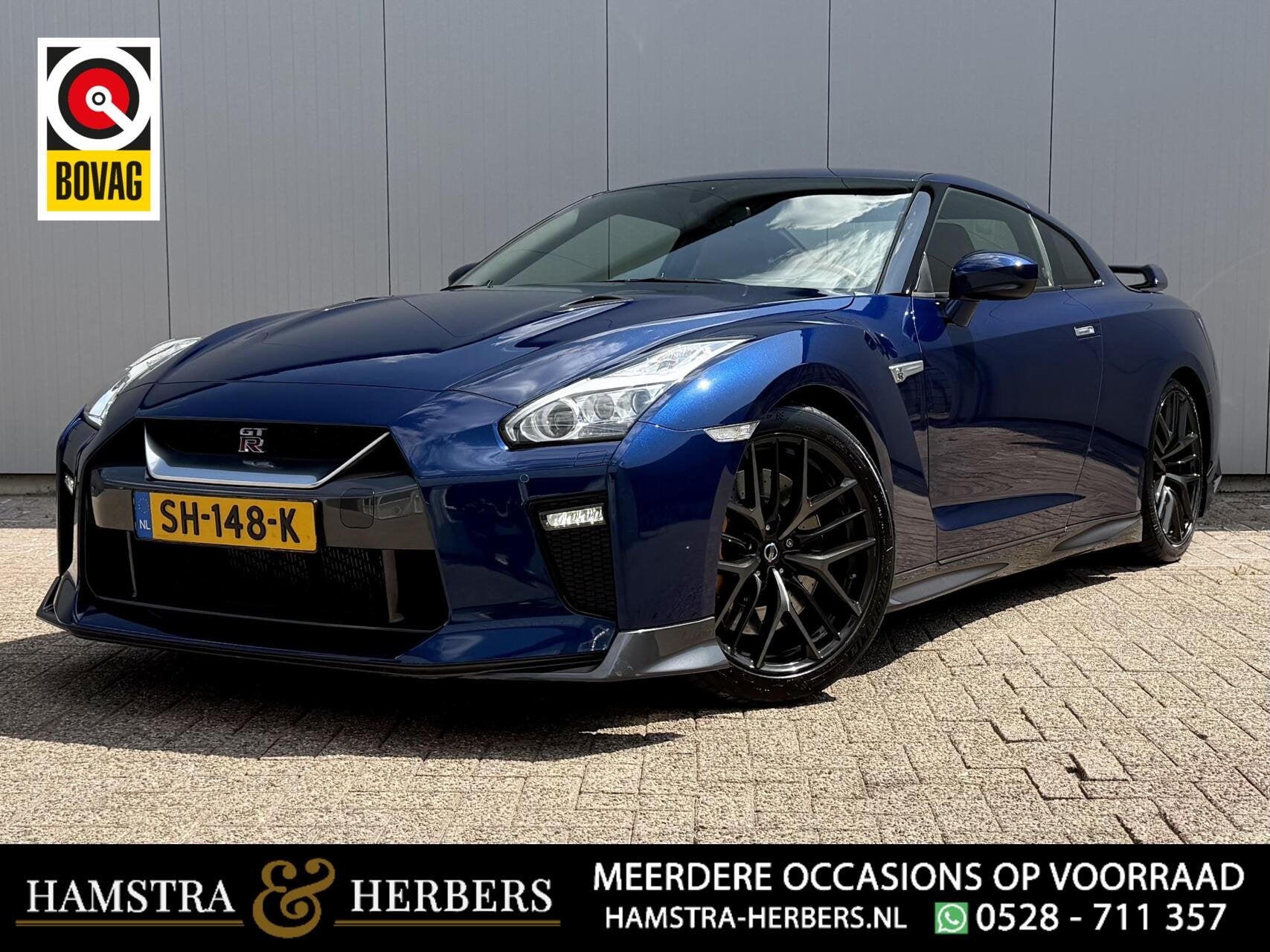Nissan GT-R 3.8 V6 570PK incl. BTW BLAUW, Auto's, Automaat, Gebruikt, Euro 6, GT-R