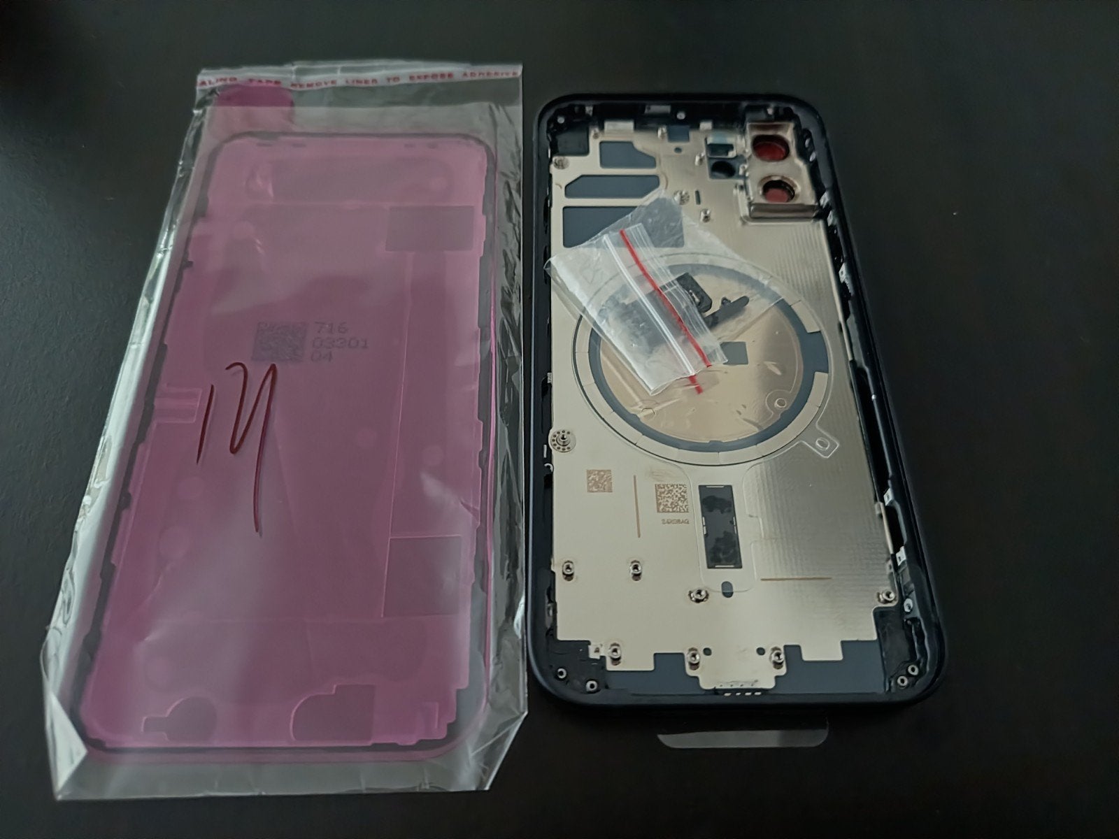 Volledige behuizing iPhone 12 zwart black housing nieuw, Ophalen of Verzenden, Nieuw, IPhone 12, Overige typen