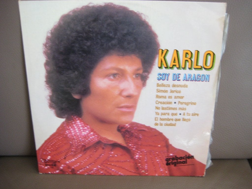 Karlo  – Soy De Aragón, Cd's en Dvd's, Ophalen of Verzenden, 1980 - 1989, Zo goed als nieuw, 12 inch