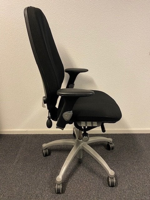 Bureaustoelen RH Logic 400 XL zwart, Huis en Inrichting, Niet ingevuld, Gebruikt, Zwart, Niet ingevuld