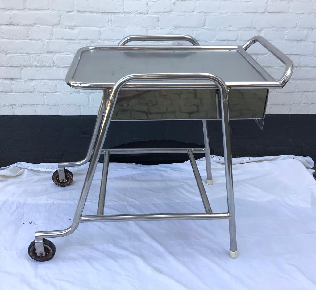 Steriliseer kar, industrieel, vintage meubel, Ophalen, Gebruikt
