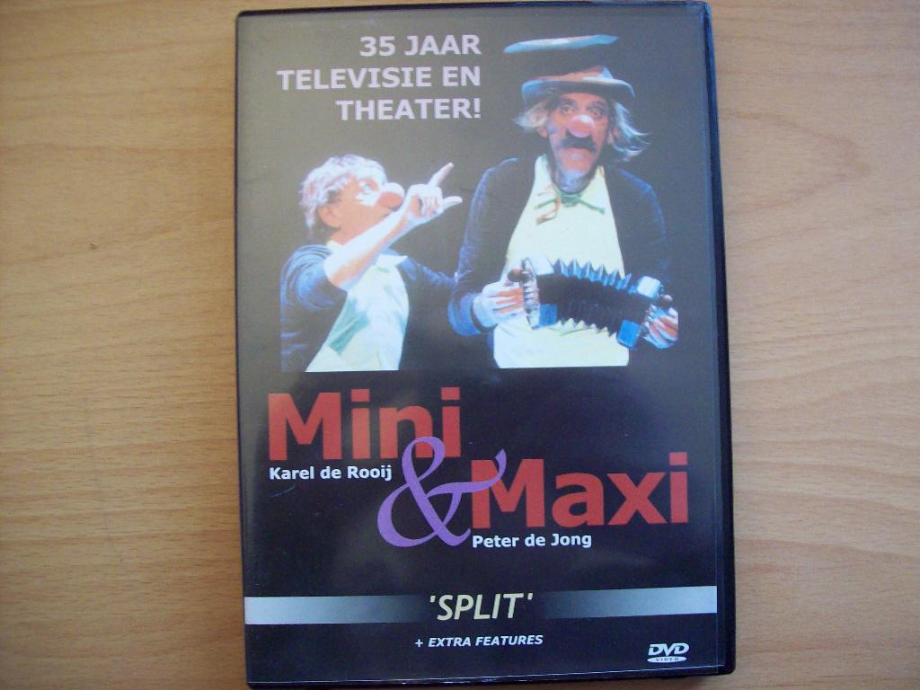 Mini & Maxi - Split (35 Jaar Televisie En Theater!), Alle leeftijden, Ophalen of Verzenden, Zo goed als nieuw, Stand-up of Theatershow