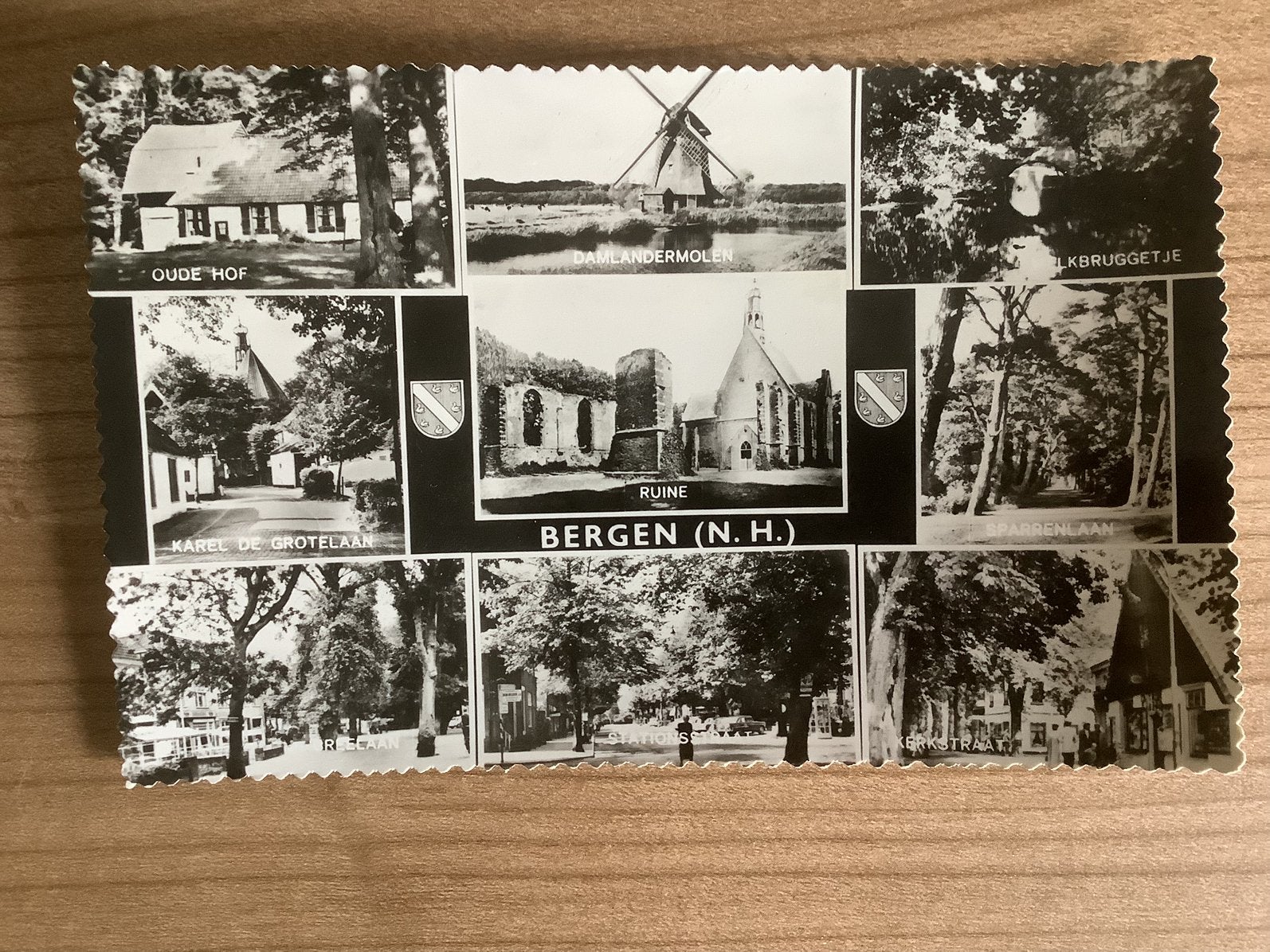 ansichtkaart Bergen, Verzamelen, Verzenden, Gelopen, Noord-Holland