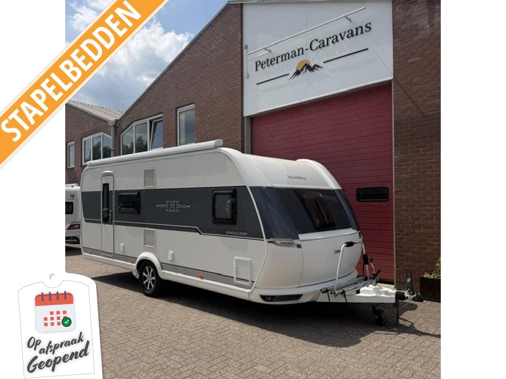 Hobby Excellent 560 KMFE Incl. Luifel en Mover, Rondzit, Bedrijf, Schokbreker, Tot en met 6
