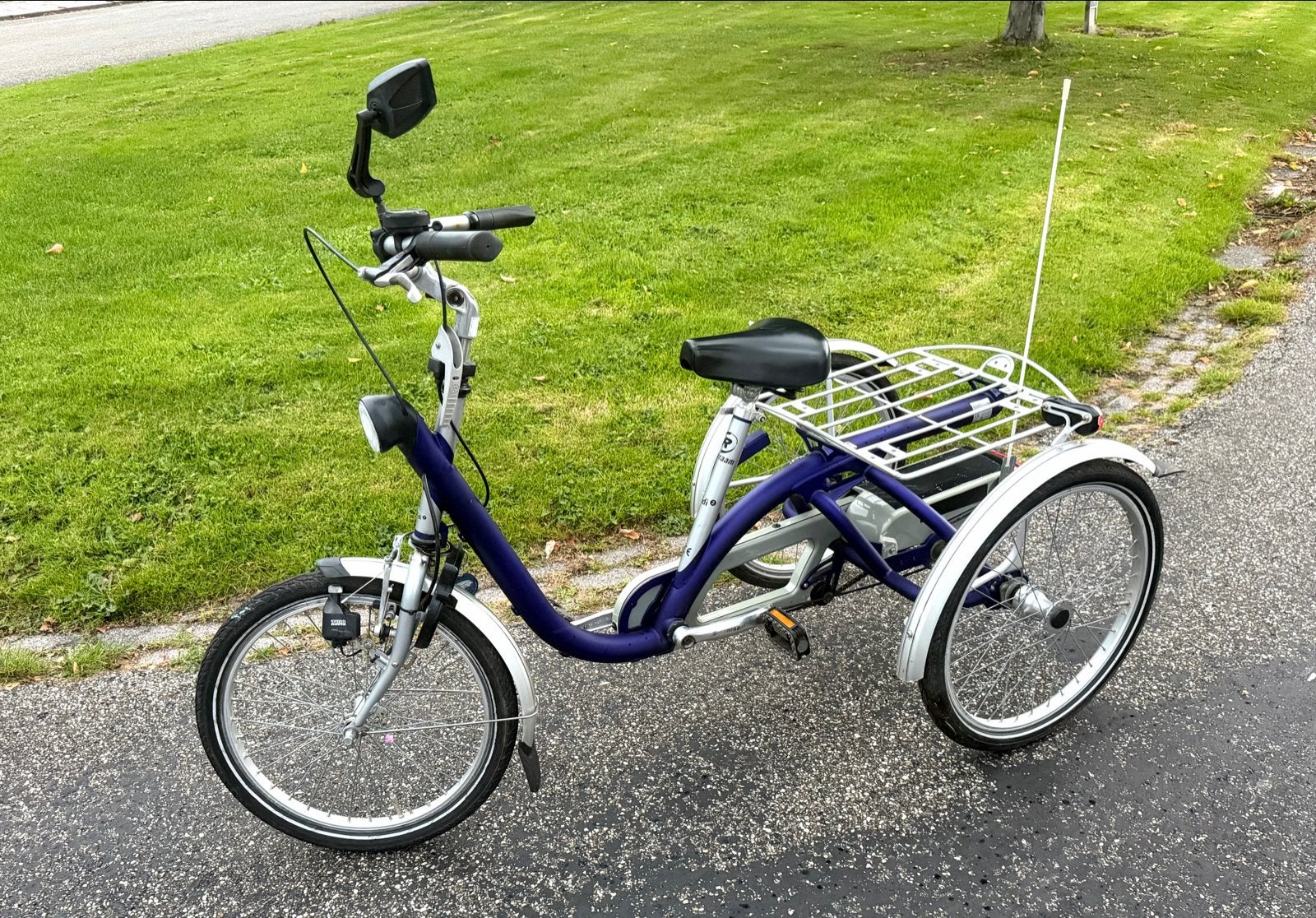 Comfortabele driewielerfiets met lage instap, Ophalen, Gebruikt, Velgrem