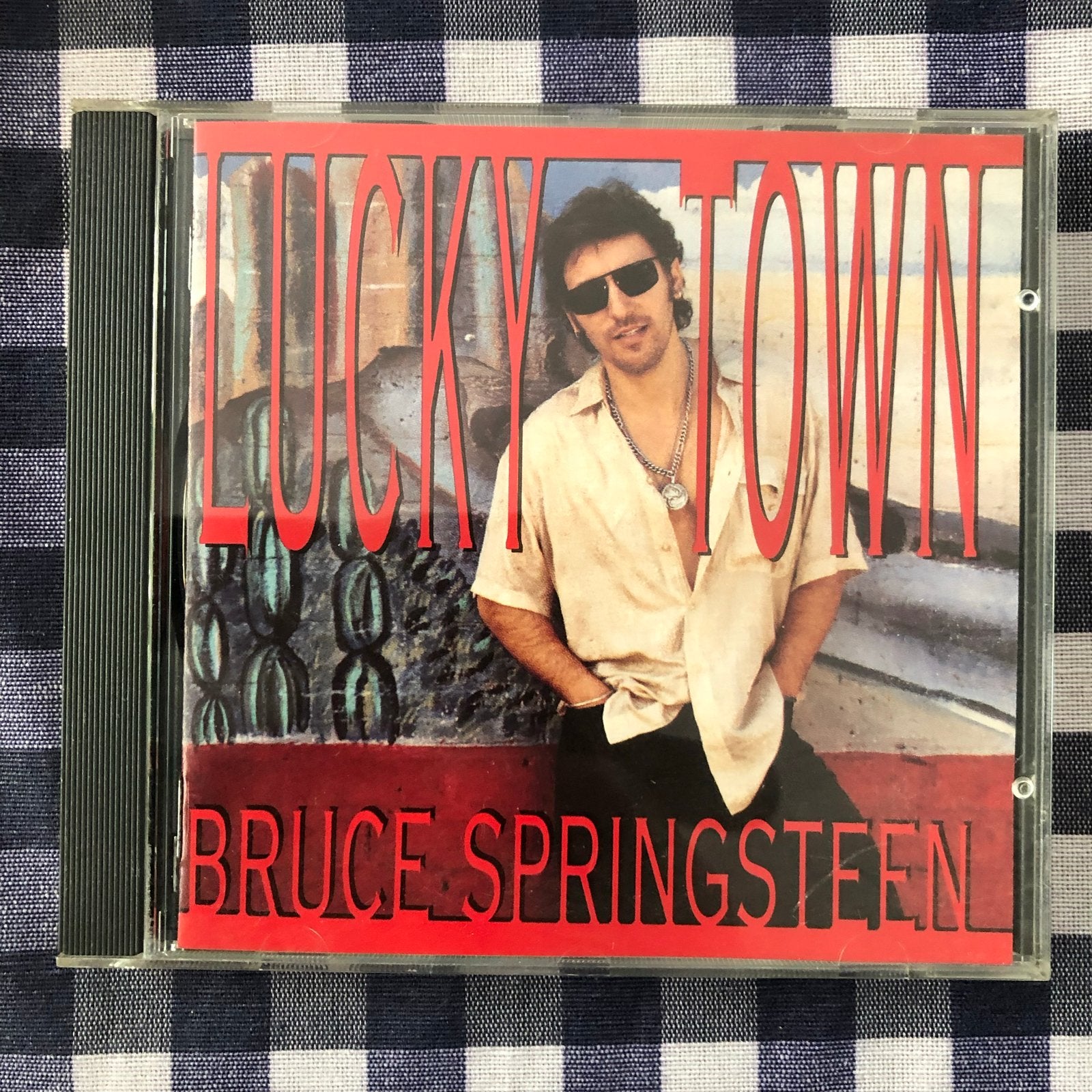 Bruce Springsteen - Lucky Town CD (Pop/Rock), Pop, Ophalen of Verzenden, Zo goed als nieuw, Inclusief boekje