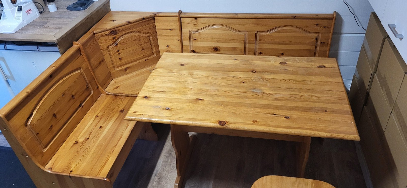 Oostenrijkse/Duitse Stube eethoek - 170x130 cm, Huis en Inrichting, Ophalen of Verzenden, Gebruikt, Oostenrijkse/Duitse Stube