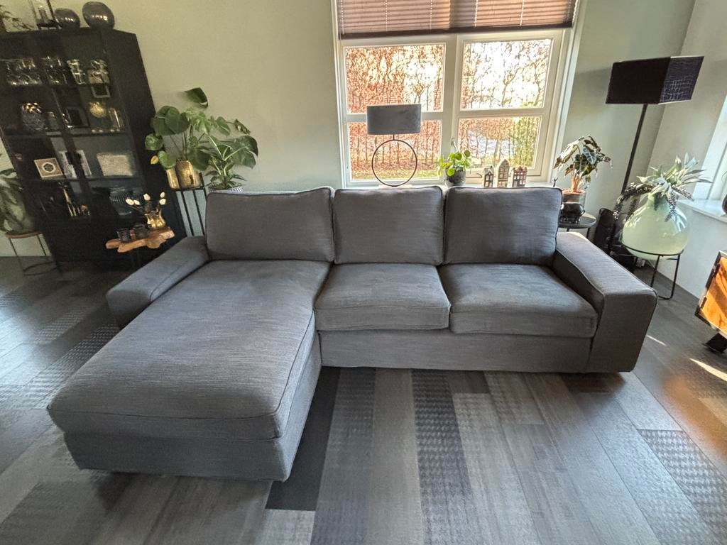 KIVIK zeer nette 3-zits bank met chaise lounge ikea, Ophalen of Verzenden, Zo goed als nieuw