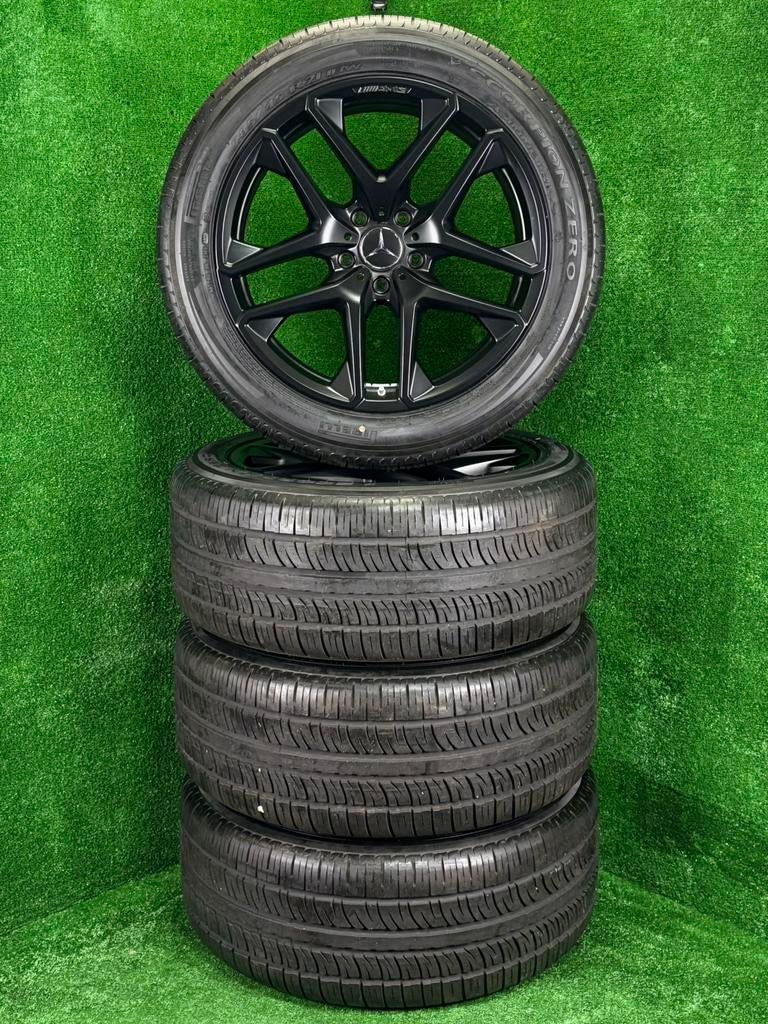 Originele 21 inch Mercedes AMG velgen banden G-klasse W463, Gebruikt, 285 mm, Banden en Velgen, Germany