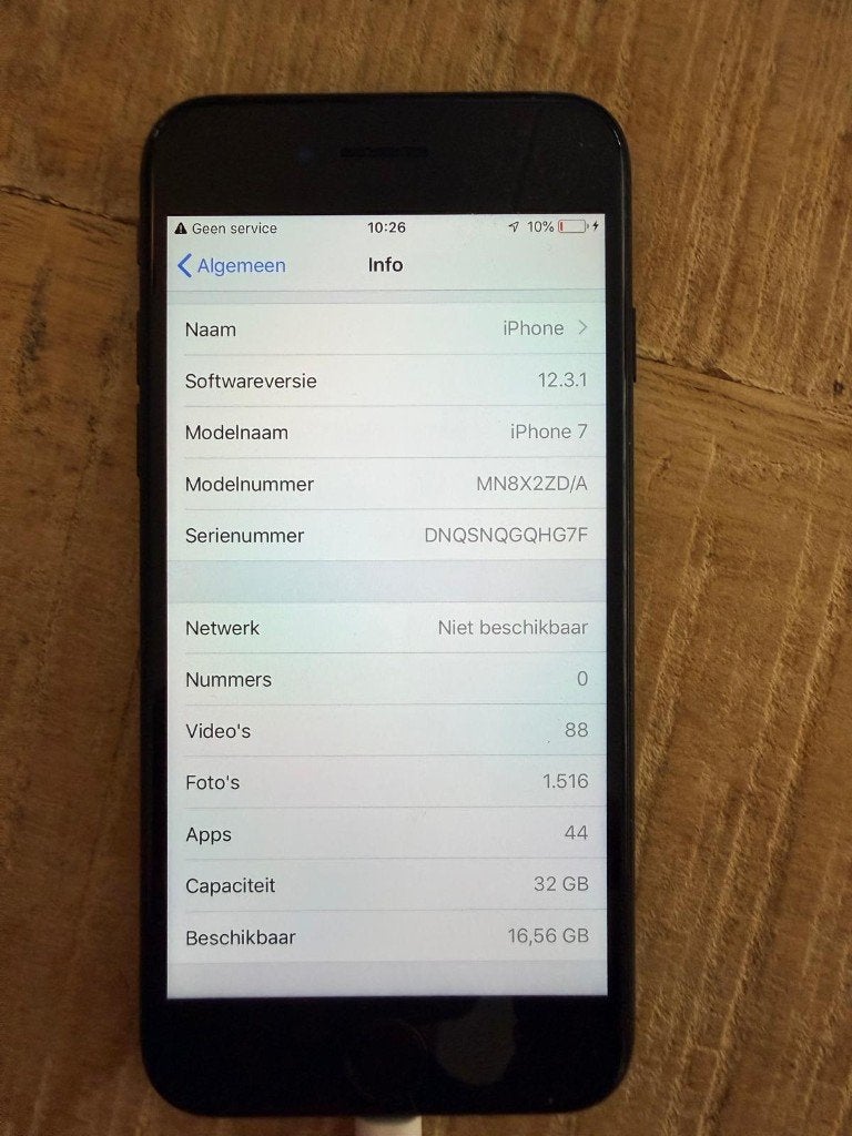 iPhone 7 – 32 GB – Zeer nette staat, Telecommunicatie, Ophalen, 83 %, Zwart, 32 GB
