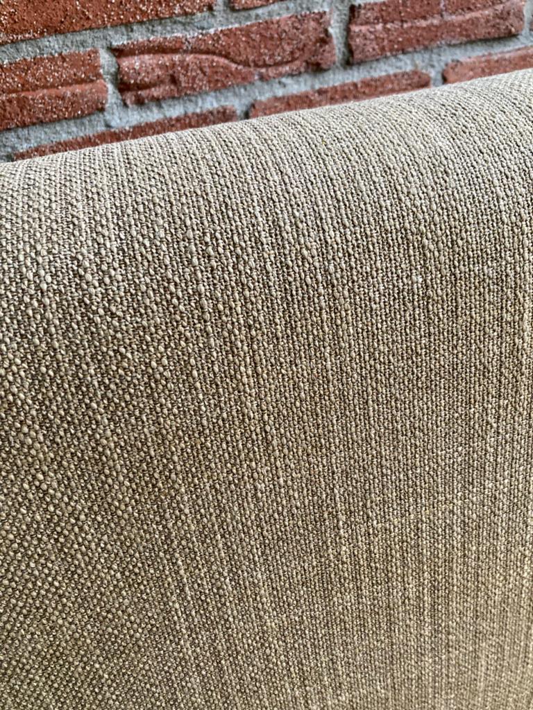 Comfortabele stoffen bank op wieltjes, Ophalen, Gebruikt, 150 tot 200 cm, Driepersoons