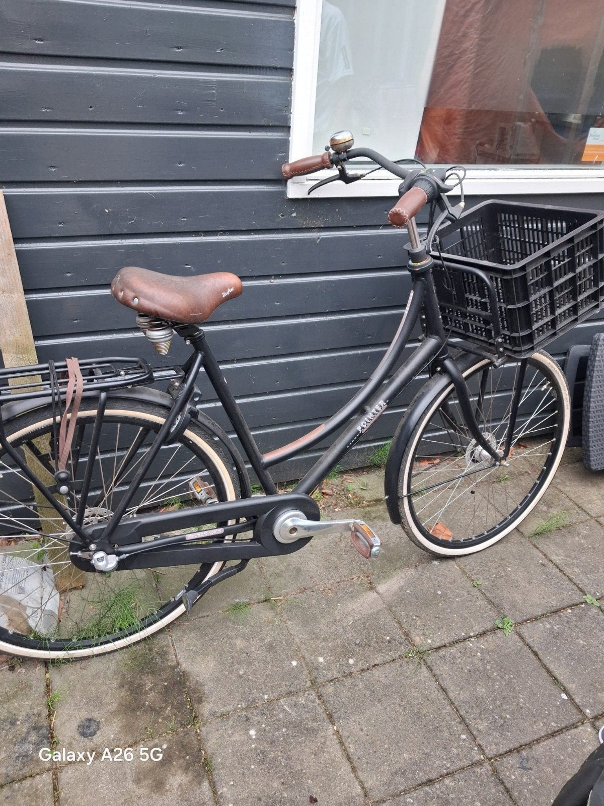 Pointer Damesfiets mt voordrager en mand - Zo goed als nieuw, (Extra) lage instap, Zo goed als nieuw, 50 tot 53 cm, Schijfrem