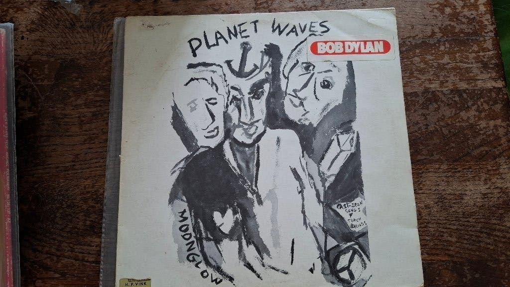 Bob Dylan Planet Waves LP, Verzenden, Zo goed als nieuw, LP