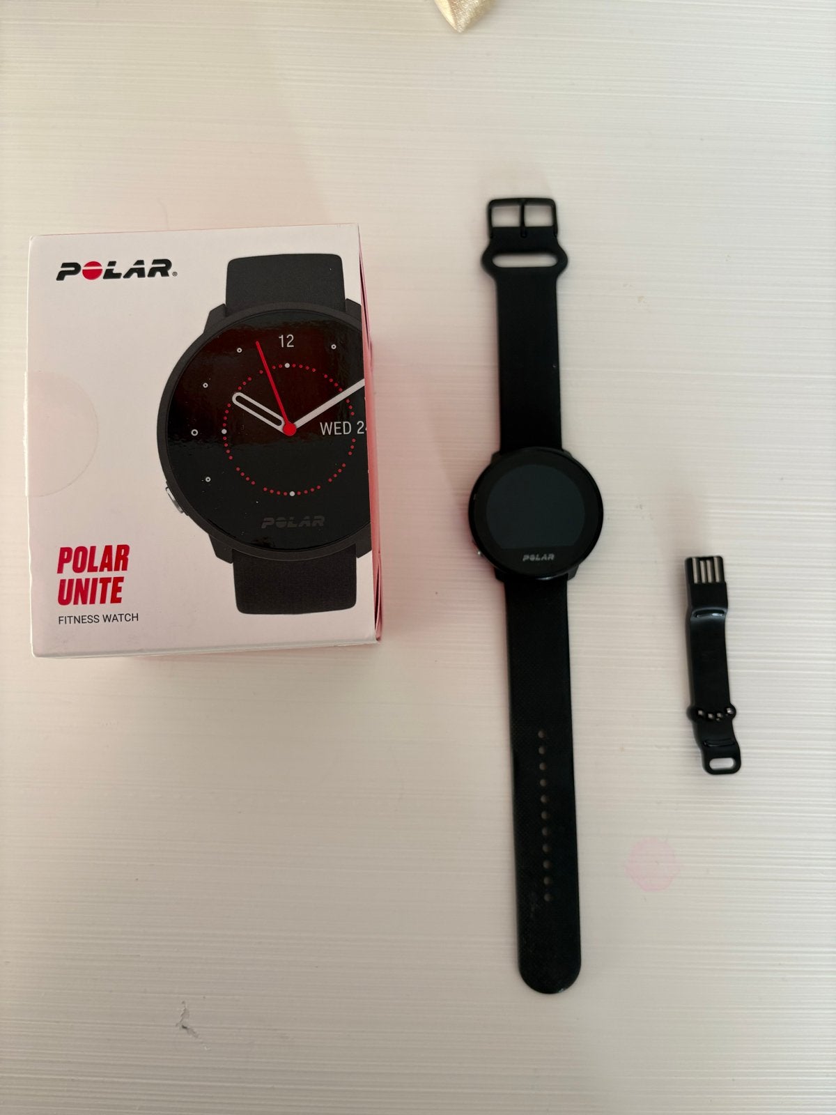 Polar Unite Fitness Watch  Zwart, Hartslag, Zwart, Ophalen of Verzenden, Zo goed als nieuw