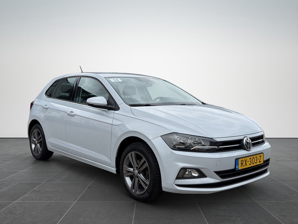 Volkswagen Polo 1.0 TSI Comfortline Airco|Cruise|Carplay|NAP, Auto's, Voorwielaandrijving, Euro 6, Start-stop-systeem, Wit