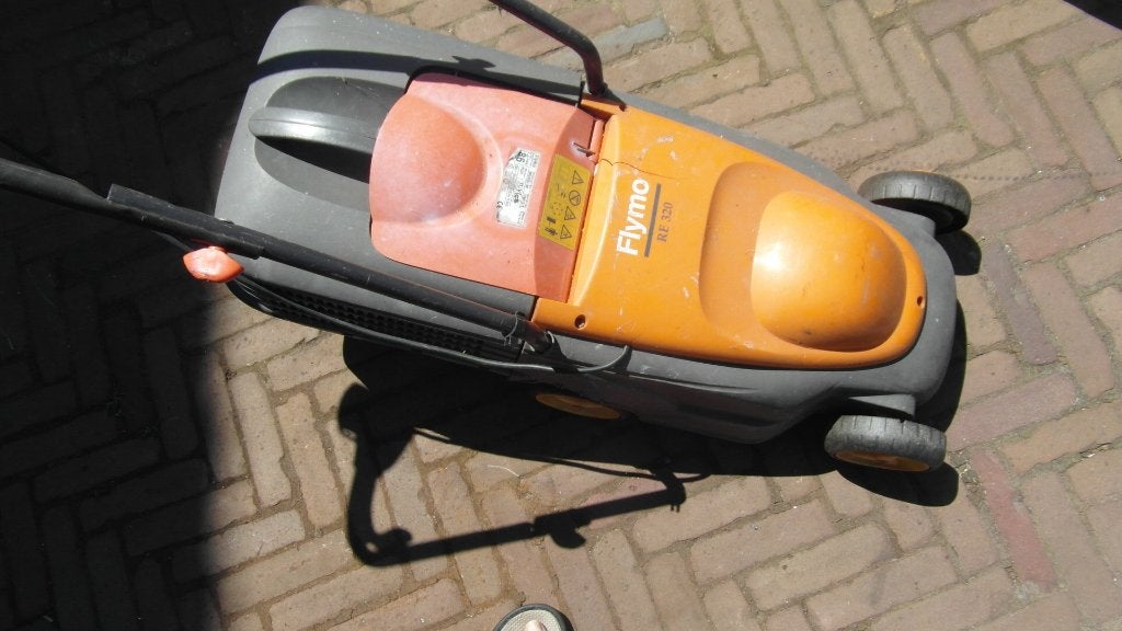 grasmaaier flymo, Ophalen, Cirkelmaaier, Gebruikt, Opvangbak
