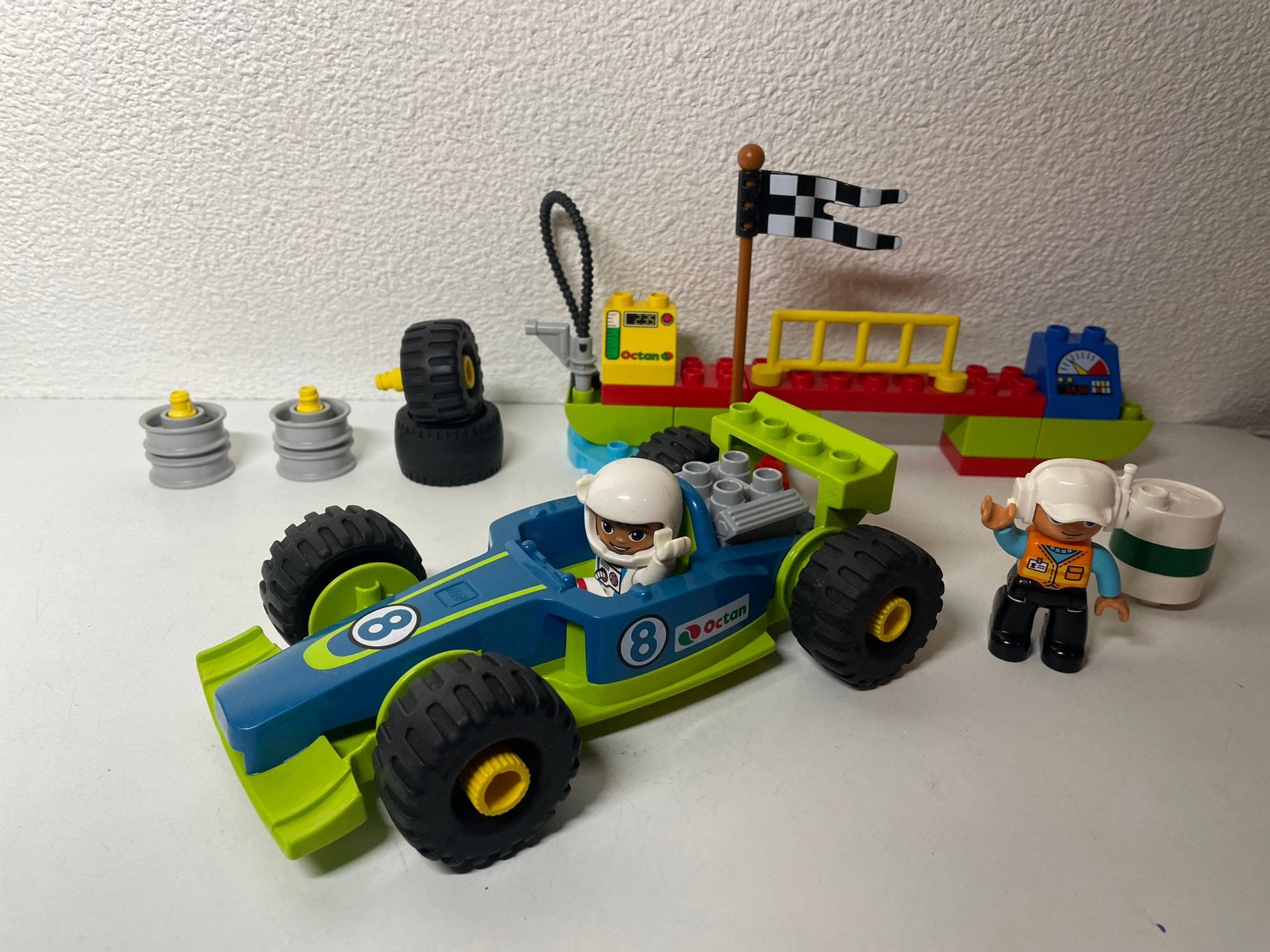Duplo 6143 Toolo Racewagen, Ophalen of Verzenden, Gebruikt, Duplo