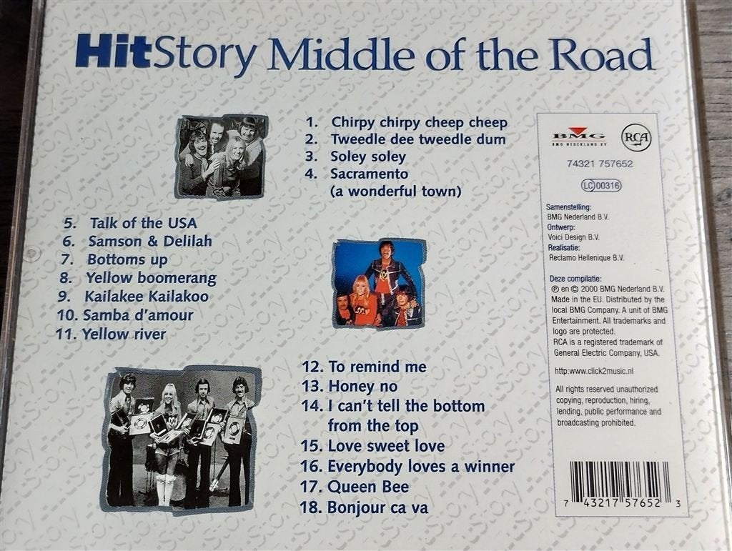 Middle Of The Road - HitStory, Ophalen of Verzenden, Zo goed als nieuw