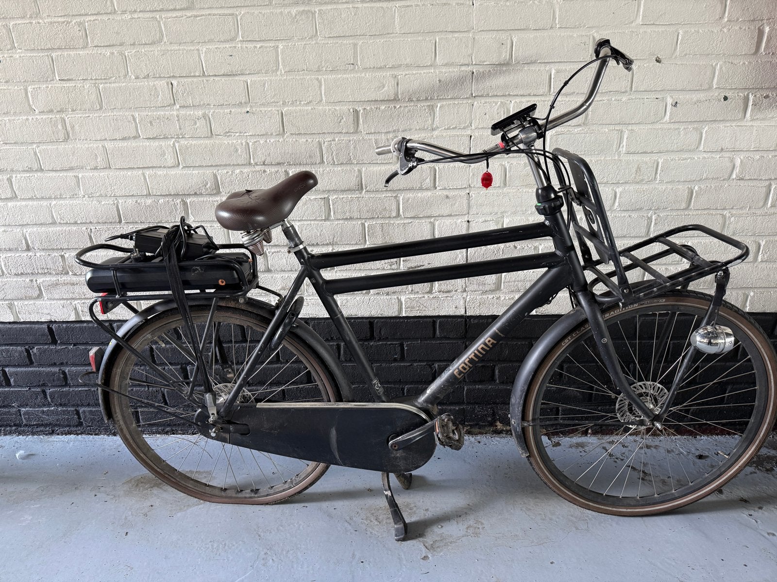 Cortina u 4 transport E-bike met opknap, Elektrische fiets, Gebruikt, Ophalen of Verzenden, Motor