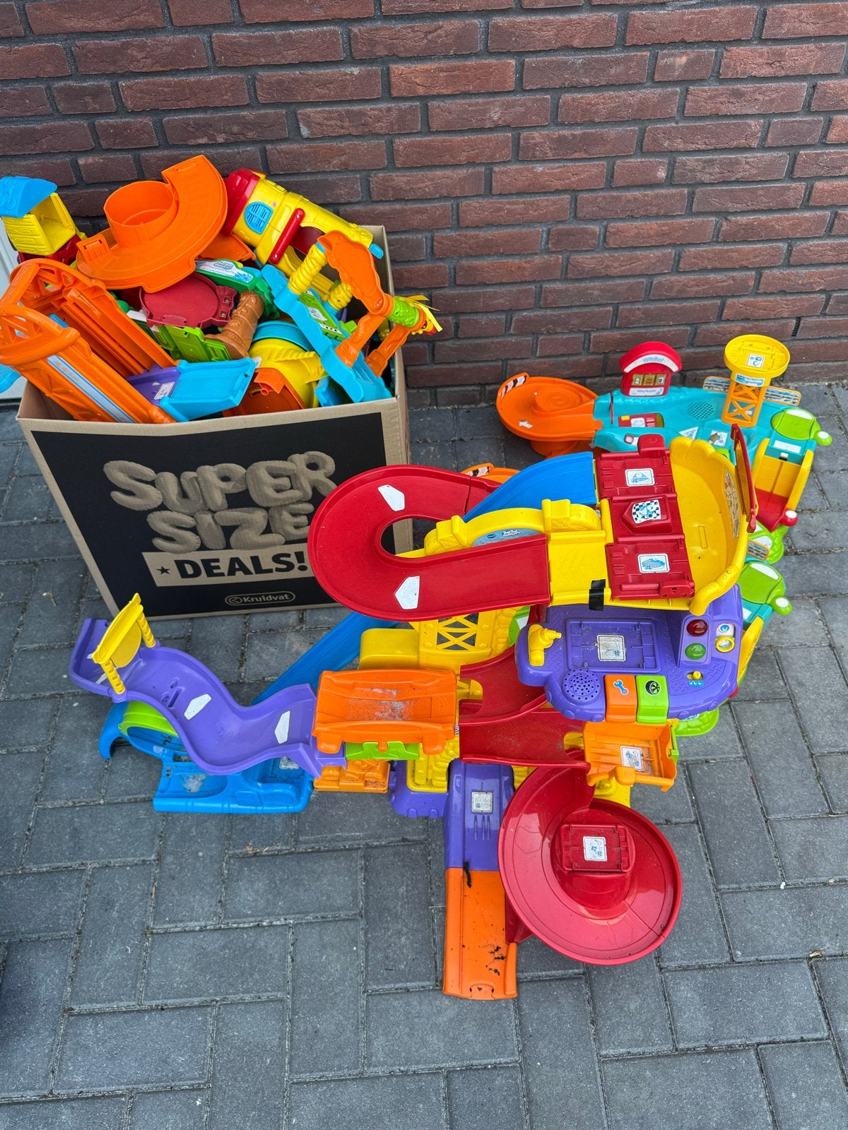 Grote partij VTech Toet Toet Auto's en Zoef Zoef Dieren, Ophalen, Gebruikt, Jongen of Meisje