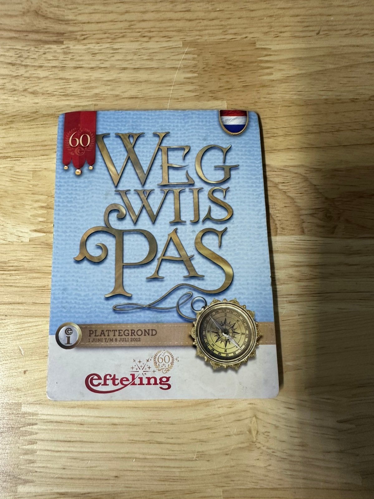 Efteling plattegrond 2012, Ophalen of Verzenden, Zo goed als nieuw, Overige typen