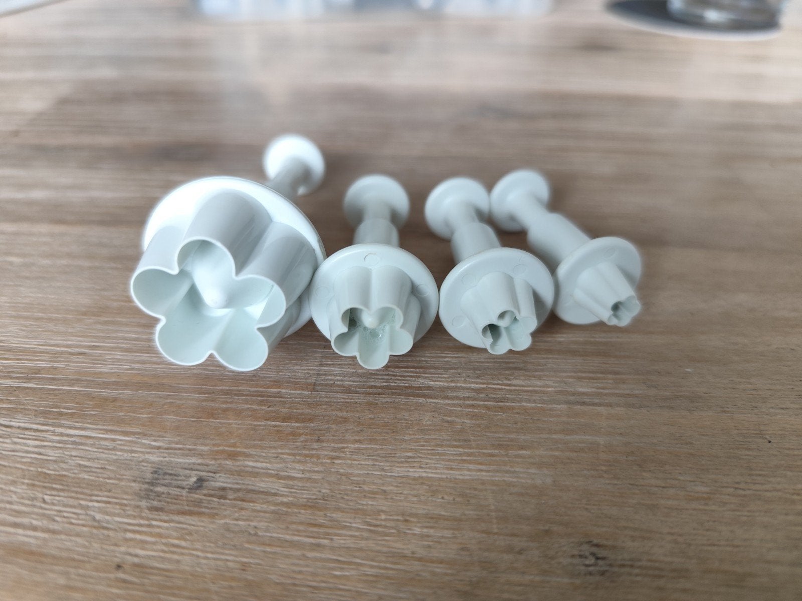 Set van 3 bloem uitstekers voor klei of fondant, Ophalen of Verzenden