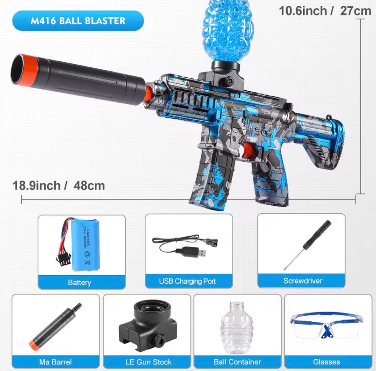 Gell blaster’s, Ophalen of Verzenden, Zo goed als nieuw