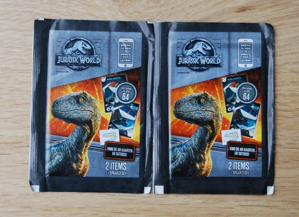 2 zakjes Jurassic World, Albert Heijn, Ophalen of Verzenden
