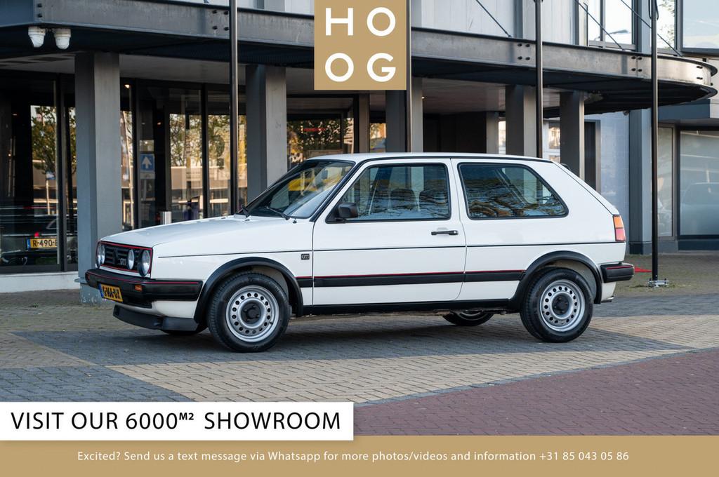 Volkswagen Golf Mk2 GTI (bj 1989), Stof, Zwart, Volkswagen, Wit