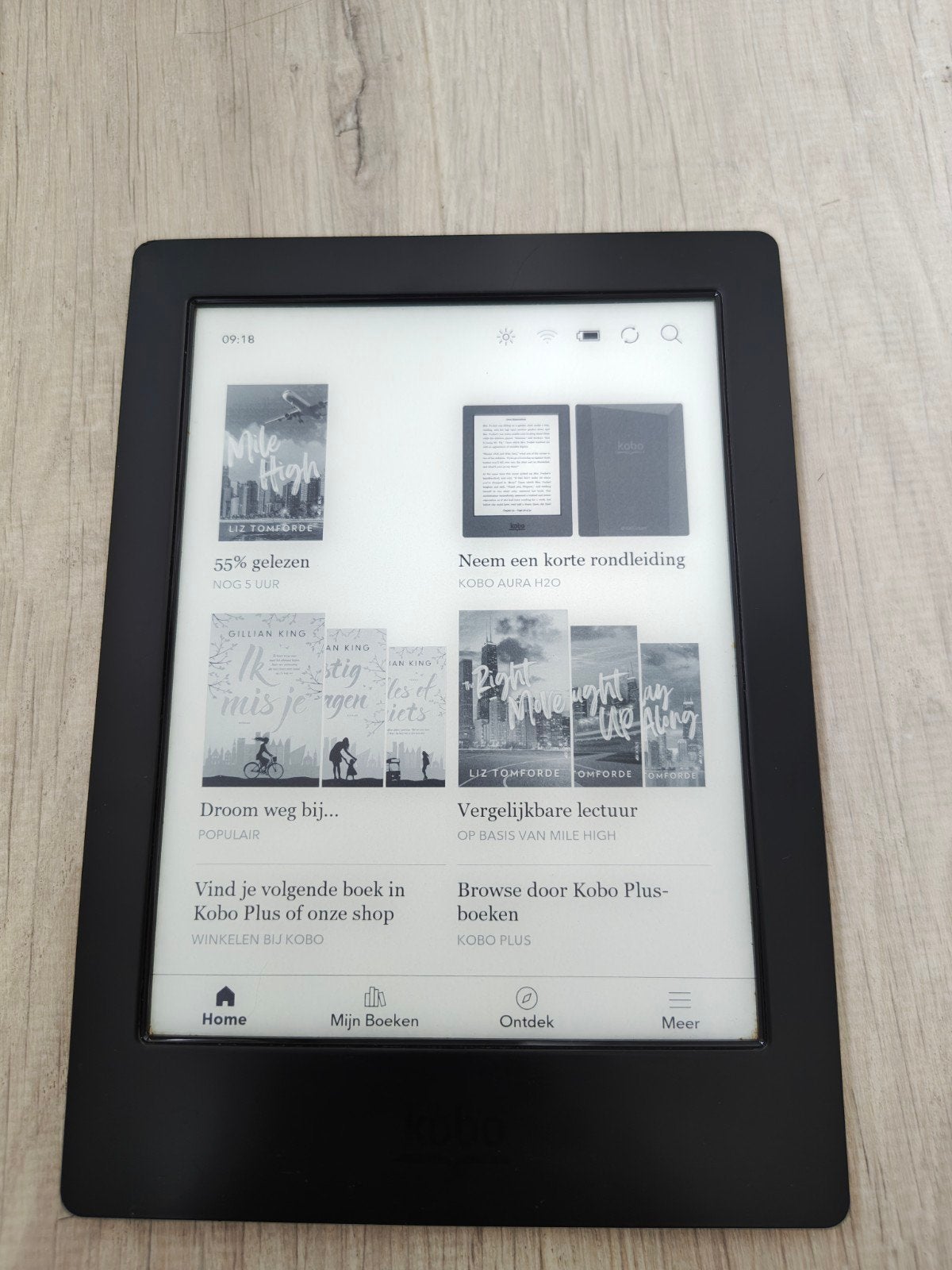 Kobo aura h2o in nette staat, Computers en Software, E-readers, Ophalen, Gebruikt
