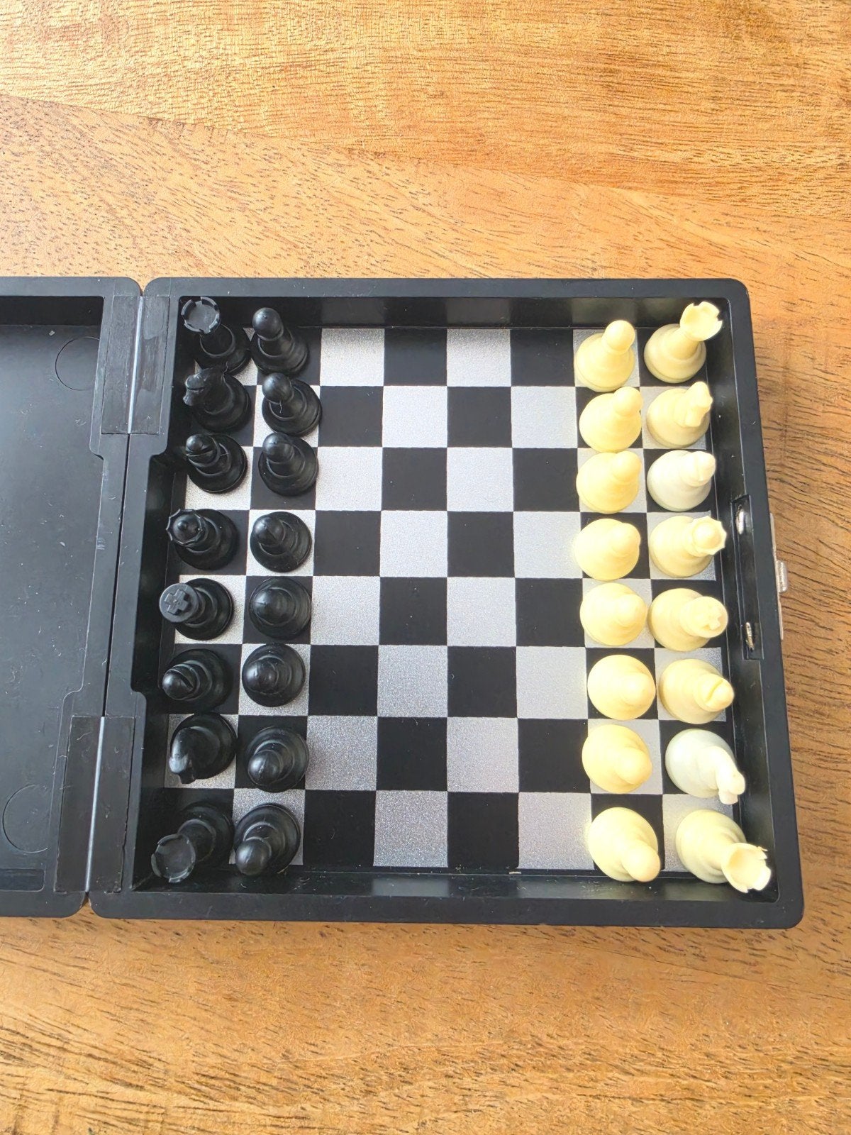 Retro magnetisch schaakspel PERI jaren 70 compleet, Ophalen, Een of twee spelers, Zo goed als nieuw, Peri Spiele