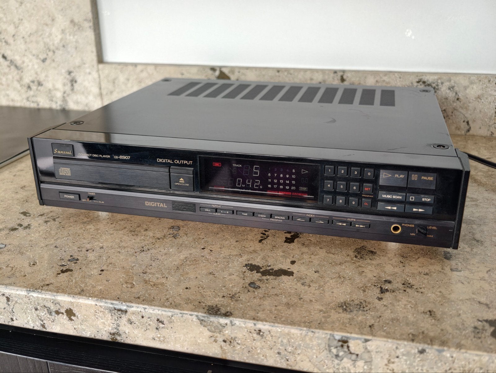 Sansui CD-α907, Ophalen of Verzenden, Gebruikt