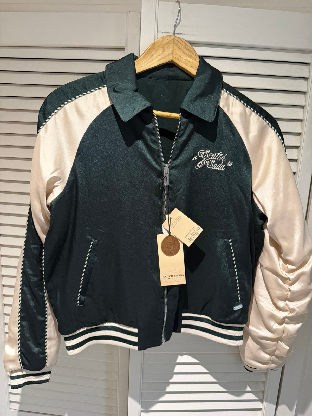 Nieuw Scotch&Soda reversible dames jack S, Verzenden, Nieuw, Maat 36 (S), Groen