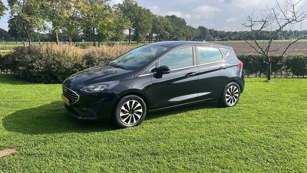 Ford Fiësta 1.0 Ecoboost 125pk Mhev Carplay, Auto's, Voorwielaandrijving, Zwart, Origineel Nederlands, 123 pk