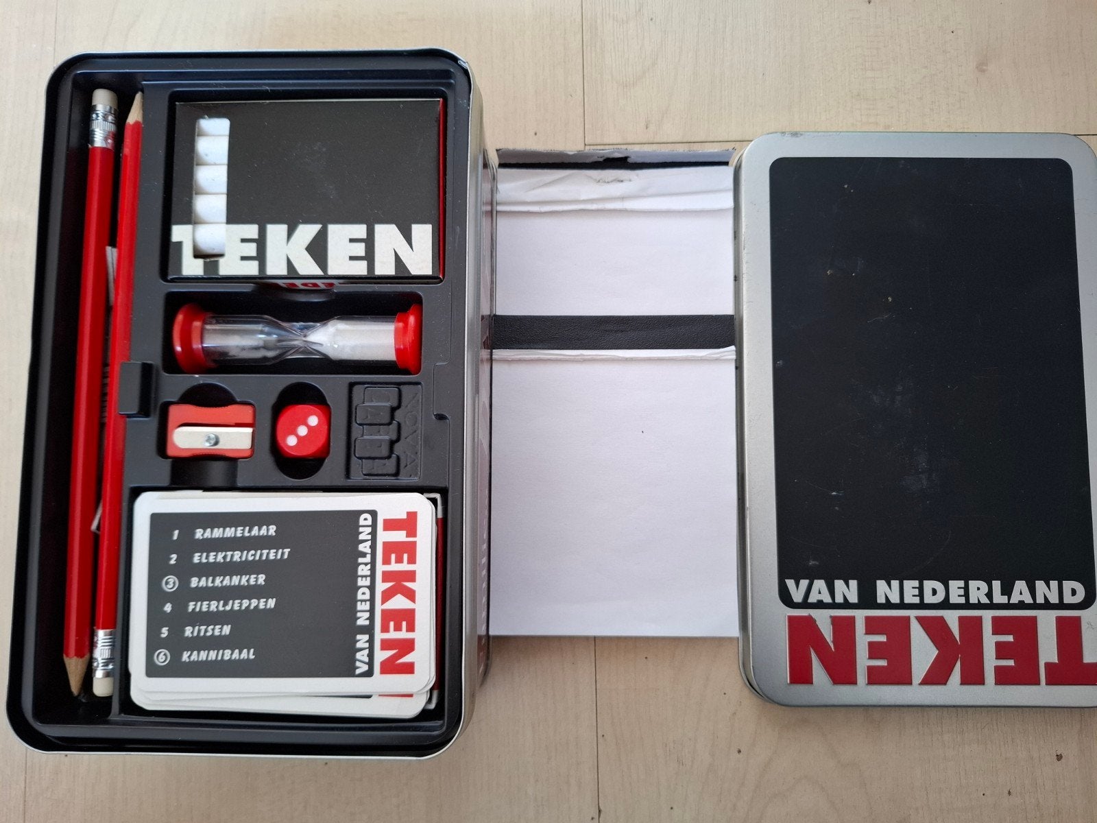 Van Tilburg spel in blik (Pictionary), Ophalen of Verzenden