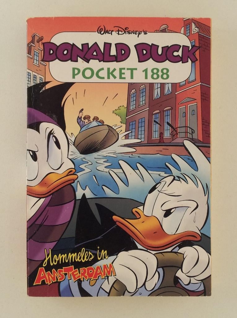 Donald Duck pocket 188 Hommeles in Amsterdam, Eén stripboek, Verzenden, Gelezen