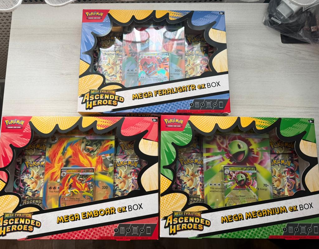 Pokemon Ascended Heroes Mega Ex Box (6x), Hobby en Vrije tijd, Verzamelkaartspellen | Pokémon, Ophalen of Verzenden, Nieuw, Booster