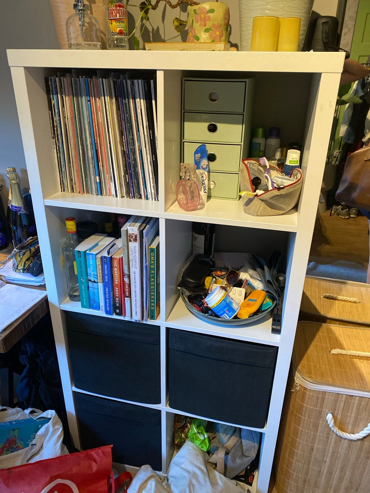 Ikea Kallax 2x4 vakkenkast wit, Ophalen, Gebruikt