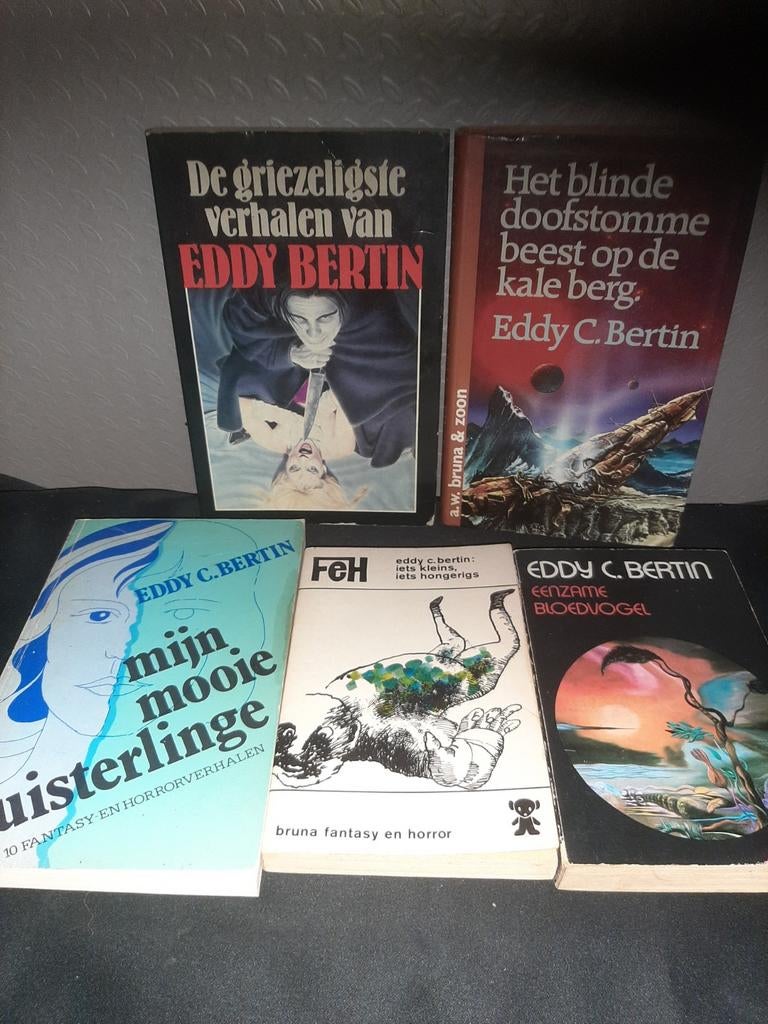 5x Eddy C. Bertin boeken - Horror & Fantasy collectie, Boeken, Ophalen of Verzenden, Gelezen, Eddy C. Bertin