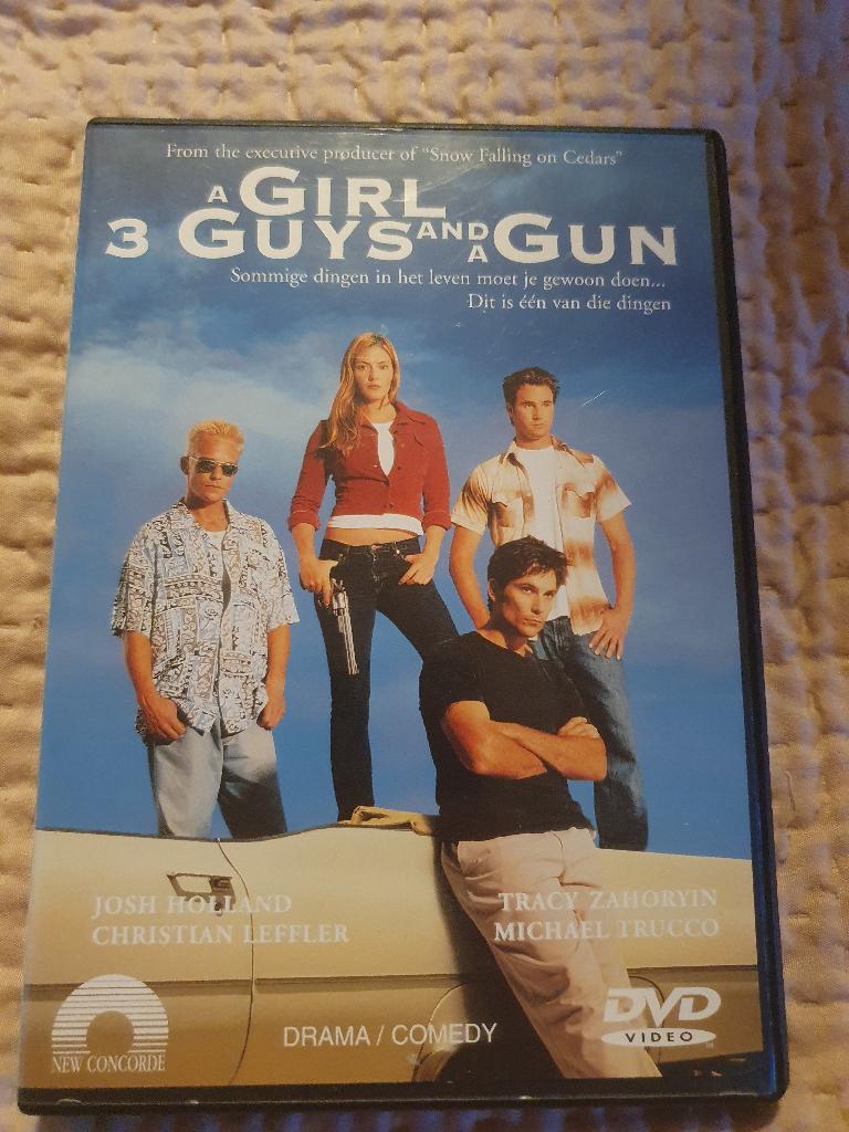 A Girl, Three Guys and a Gun, Alle leeftijden, Ophalen of Verzenden, Gebruikt, Actiekomedie